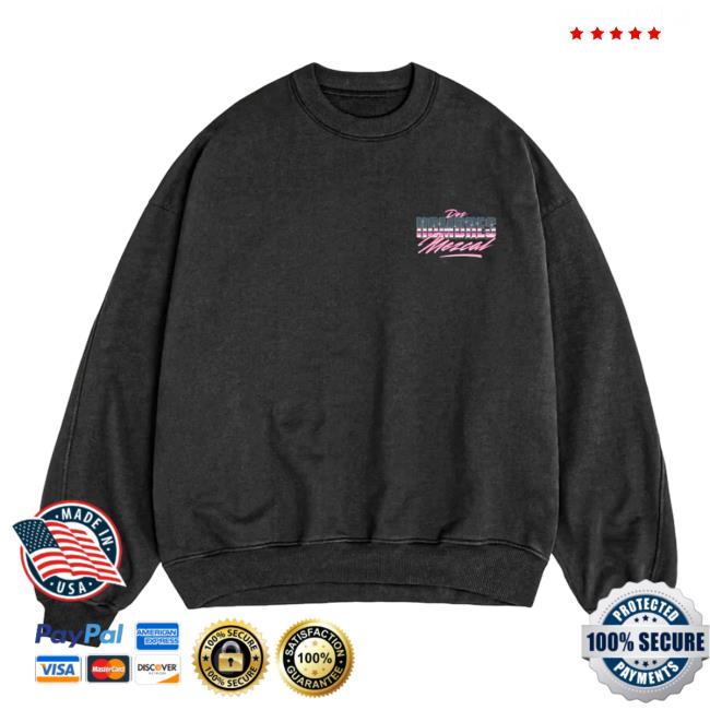 Dos Hombres Merch Black Diamond Pink Crewneck