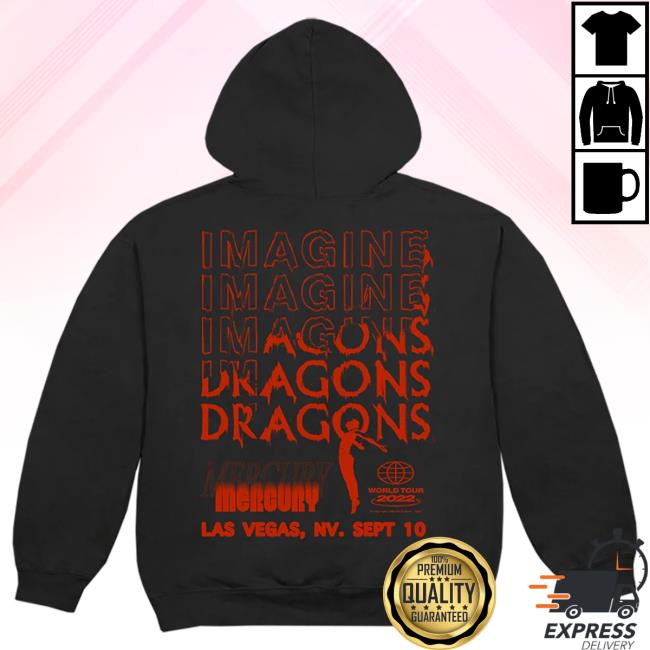 Official Imagine Dragons Merch Store Vegas Exclusive Tour Crew neck Sweatshirt Imagine Dragons Apparel Clothing Shop ImagineDragons