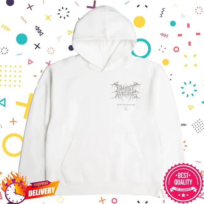 Official Ghost Racing Heavy Weight Sigil Popover Hoodie - White