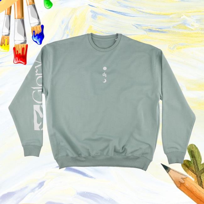 Official Interscope Records DermotKennedy Merch Clothing Store Dermot Kennedy Glory: Aloe Green Sweatshirt