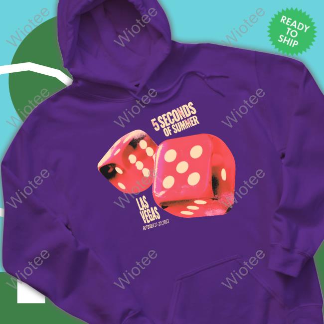 Official The 5 Seconds Of Summer Show Merch Las Vegas Dice Tee Las Vegas Dice Sweatshirt
