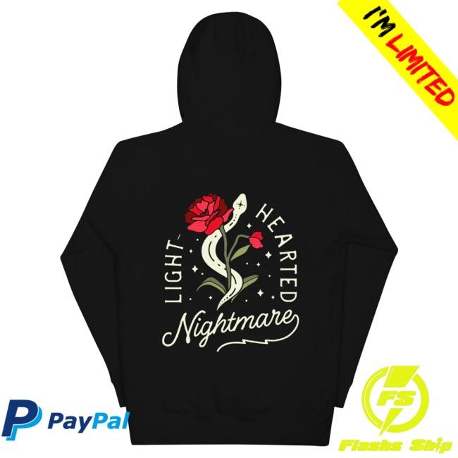 Official Wondery Shop Merch Morbid Lighthearted Nightmare Popover Hoodie
