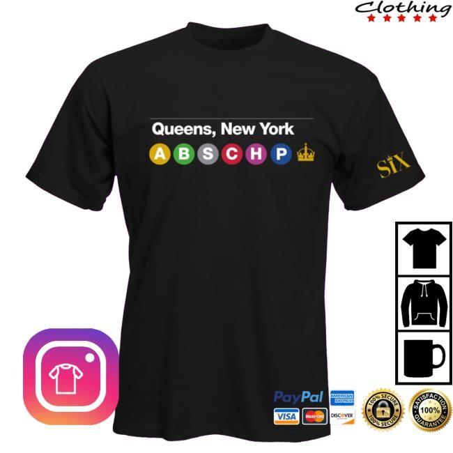 Official Six The Musical Merch Shop | I NY Subway Short Sleeve TShirt | SIX on Broadway Clothing Apparel