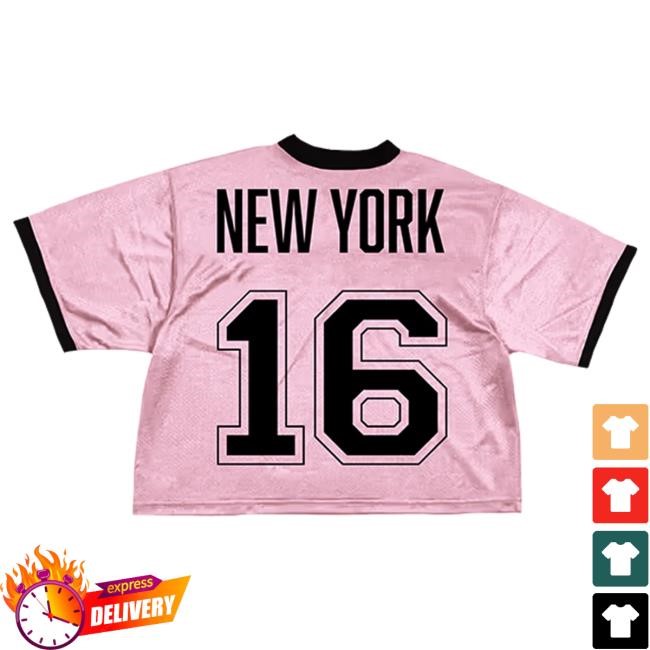 Deadline Tour Merch BLACKPINK Cropped Jersey NYC Pink Tshirt | Blackpink Official Merch Store Deadline Tour Merch BLACKPINK Cropped Jersey NYC Pink Shirts | Blackpink Official Merch Store