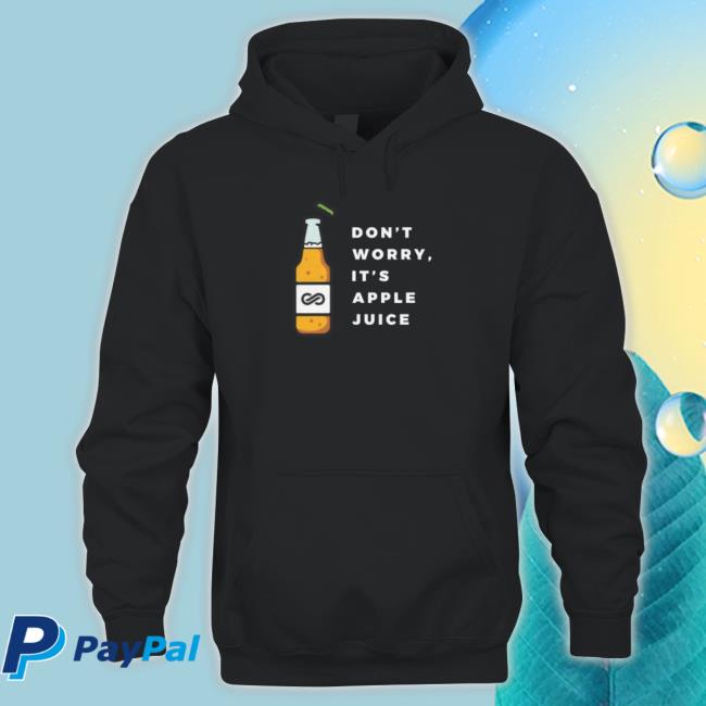 Official Crowdmade Roomieofficial Don't Worry It's Apple Juice Tee Shirt