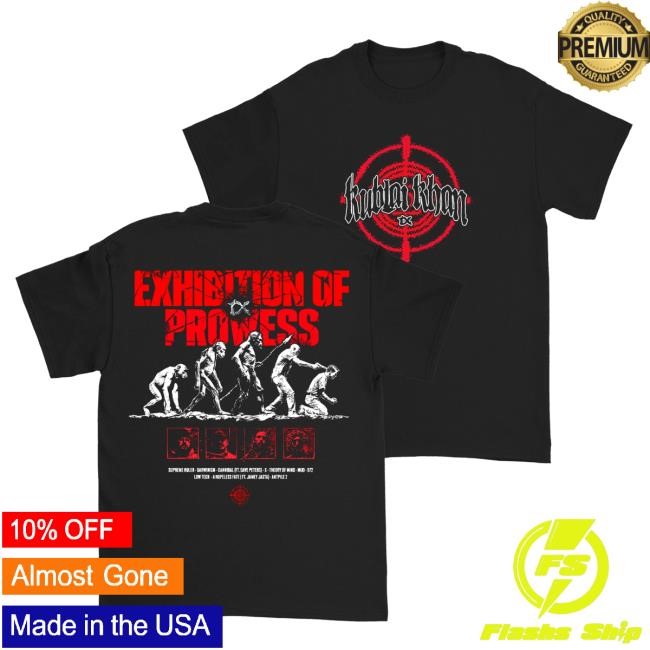 Official Kublai Khan Tx Merch Prowess Line Up Shirt New