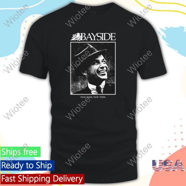 Official Bayside Merch Store | Sinatra Black Bayside Clothing Shop Retro Shirt