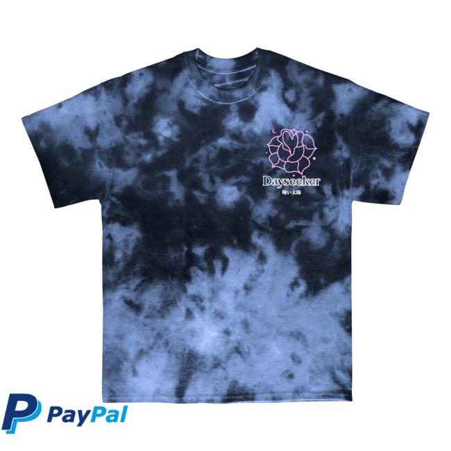 Dayseeker Merch Death Played Victim Through Hide And Seek Rose Dye Tee