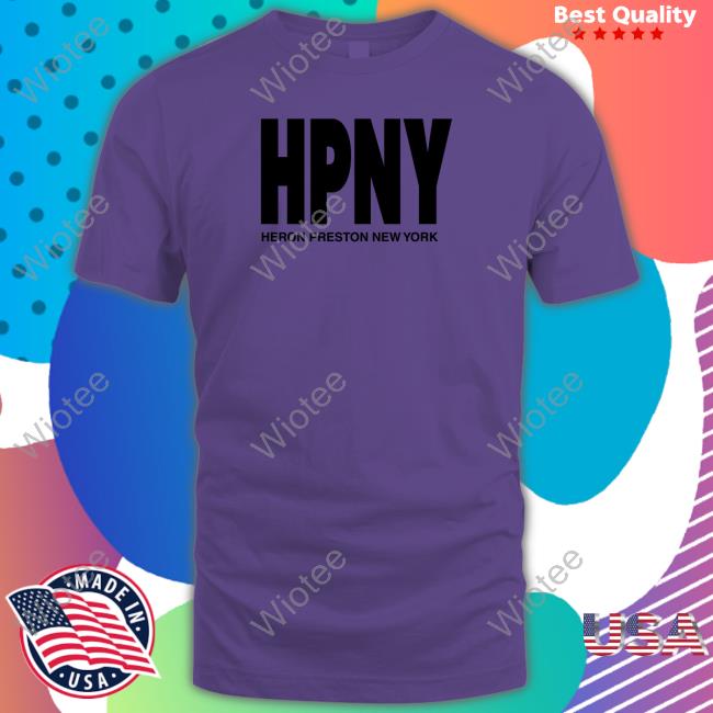 Official HPNY Heron Preston New York Long Sleeve Tee HPNY Heron Preston New York Tank Top