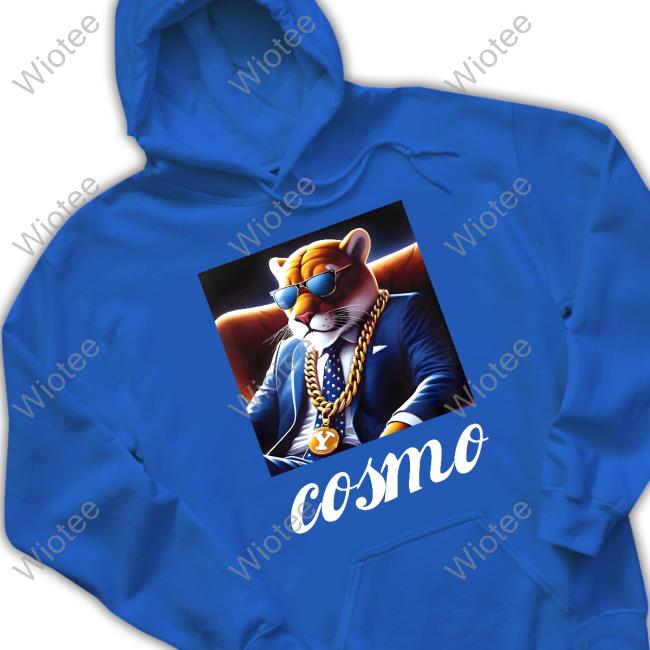Cosmo The Cougar Sweatshirt Official Jayhawk Lasso Cosmo The Cougar Long Sleeve Tee