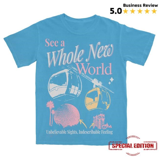 Official The Lost Bros A Whole New World Tshirt