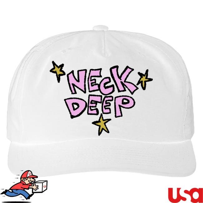 Official Neck Deep Merch Store Stars Cap Official Neck Deep Merch Store Stars Hat