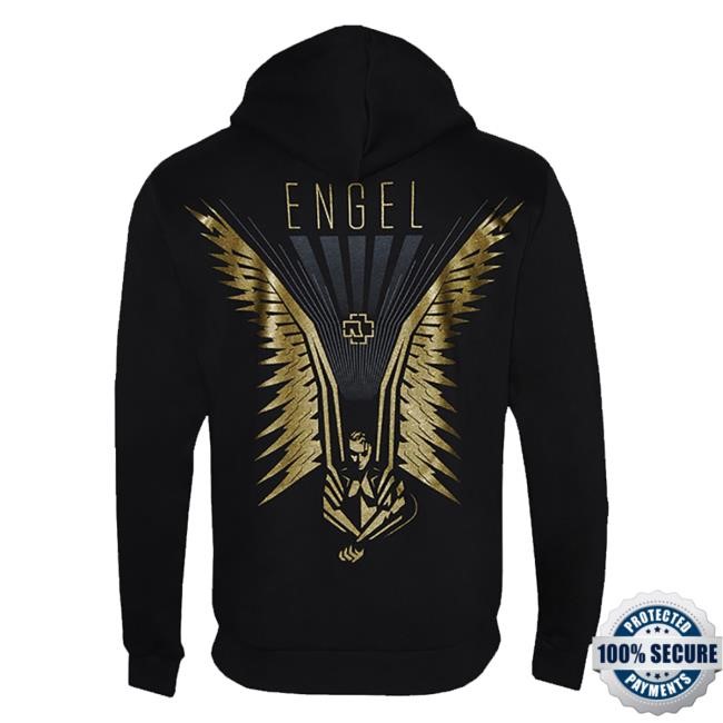 Official Rammstein Merch Store Rammstein Full Zip Pull Over Hoodie ”Flügel”