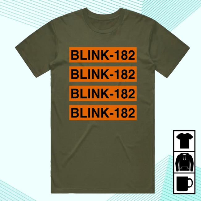Official 24Hundred Merch Blink-182 Stacked Logo Tee