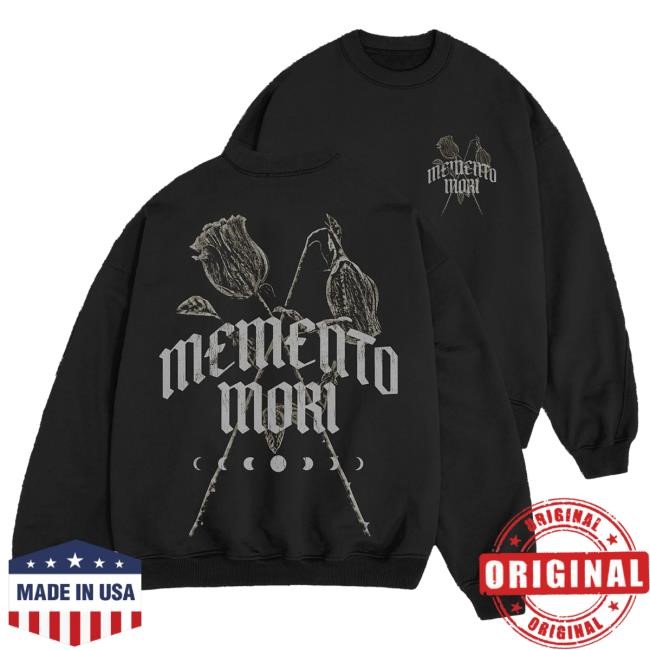 Official Joe Bartolozzi Merch Store Joe Bartolozzi Memento Mori Black Crewneck