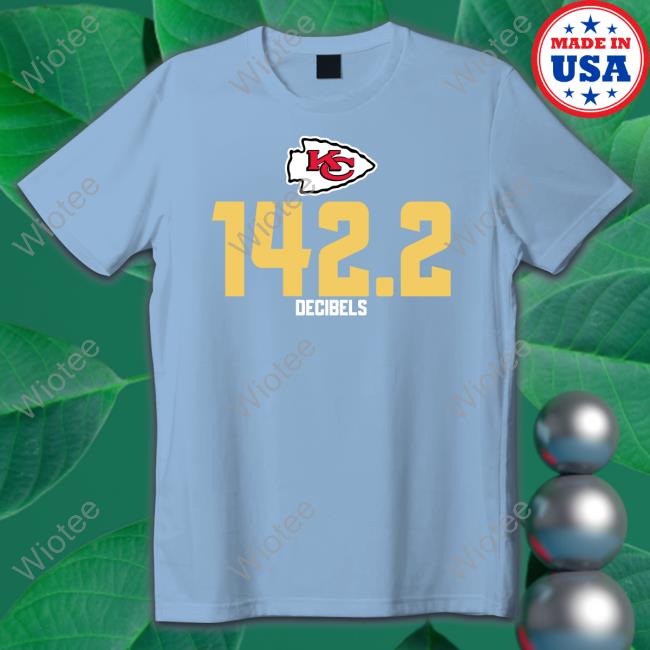 Official Chiefs Kansas City 1422 Decibels Sweatshirt Chiefs Kansas City 1422 Decibels Sweatshirt