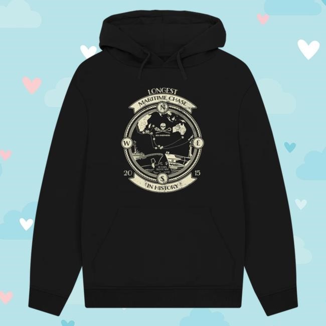 Official Sea Shepherd Store Maritime Chase Men's Oversized Pullover Sweatshirt