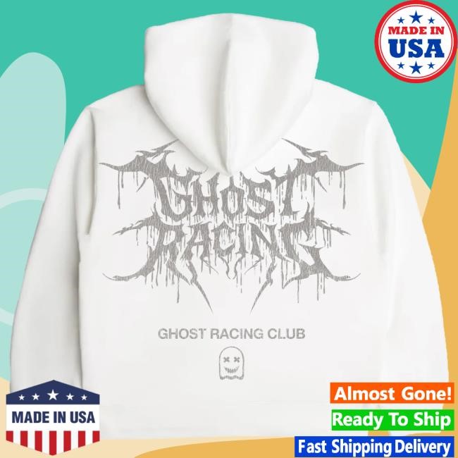 Official Ghost Racing Heavy Weight Sigil Pullover Hoodie - White Official Ghost Racing Heavy Weight Sigil Pullover Hoodie - White