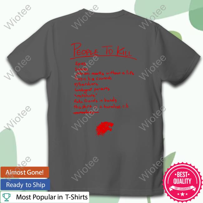 Official People To Kill Code Orange Shirt People To Kill Code Orange Tee Shirt
