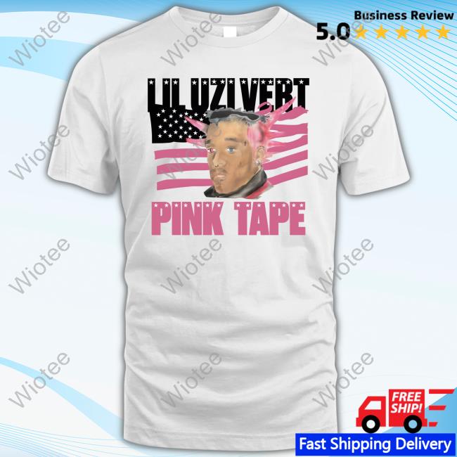 Lil Uzi Vert Pink Tape Hoodie