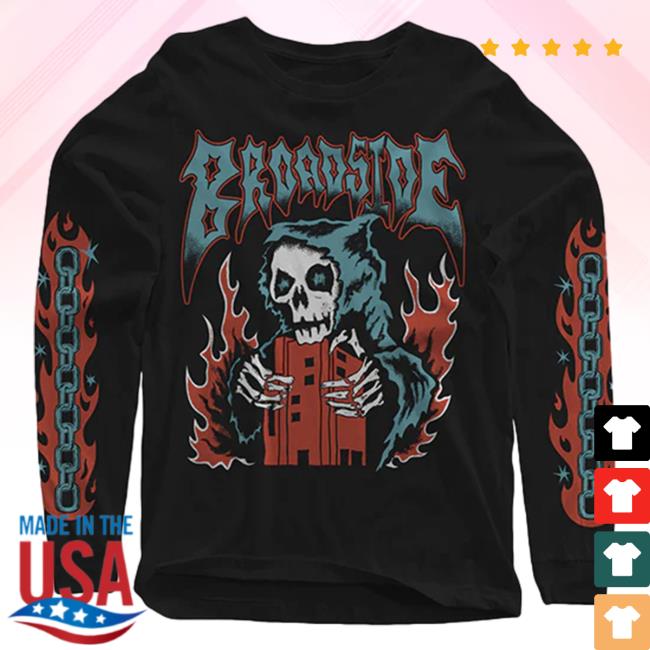 Broadside Merch Flame Reaper Long Sleeve Shirt