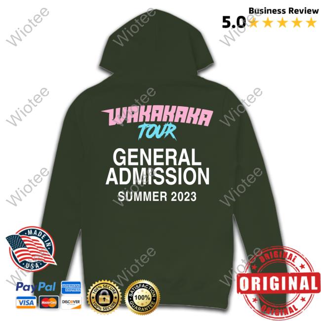Wakatour General Admission Summer 2023 Shirt Wakatour General Admission Summer 2023 Tee Shirt