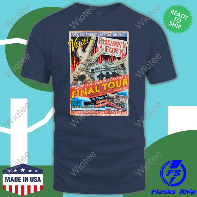 Universal's Islands Of Adventure Poseidon's Fury Farewell Tee Universal's Islands Of Adventure Poseidon's Fury Farewell Shirt