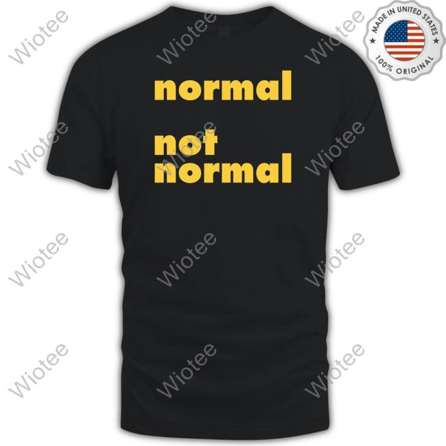 Official Cameo Normal Not Normal Logo Tee Shirt