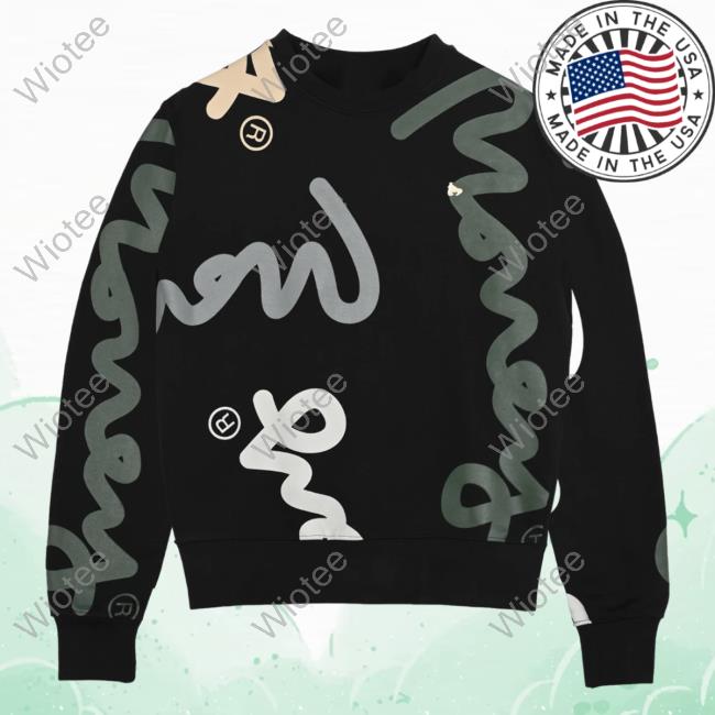 Official Money Clothing Aop Super Sig Sweatshirts Black