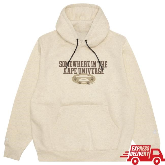 Bape Moonface Logo Basic Pullover Hoodie