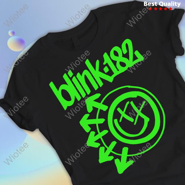 Official Blink-182 Merch One More Time T-Shirt One More Time T-Shirt Blue Logo