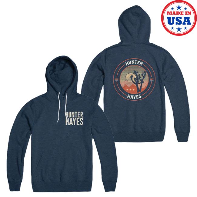 Official Hunter Hayes Store Hunterhayes Red Sky Badge Hoodies