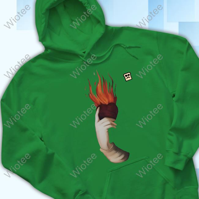 Disguised Toast Merch Flaming Heart Tee Official Disguised Toast Merch Flaming Heart Tee