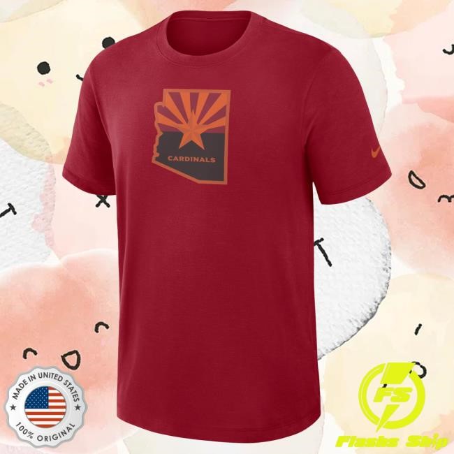 Official NFL Merch Men's Arizona Cardinals Nike Red 2025 Rivalries Collection Slub Tees ArizonaCardinals