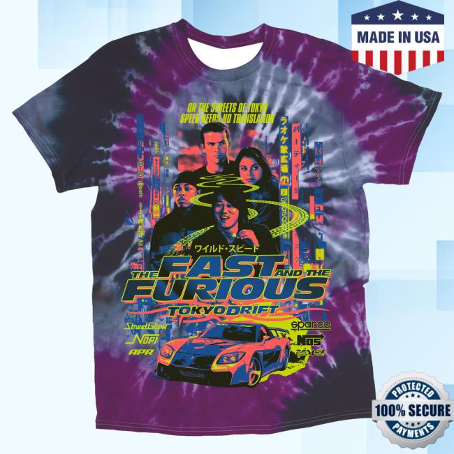 Official Studiohouse Designs Merch Store Ff Tokyo Drift Tiedye Popover Shirt Midnight Touge (Purple) Studiohouse Designs Apparel Clothing Shop StudiohouseDesigns