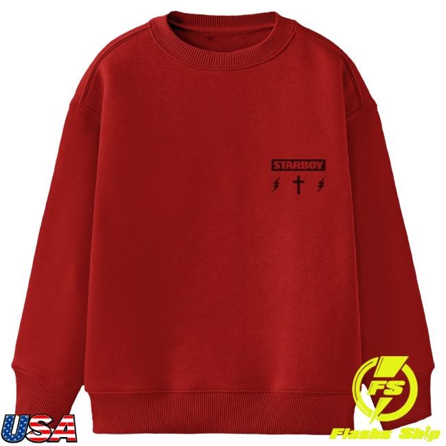 Limited Edition Starboy Crewneck 8.5 oz Cotton Fleece Starboy Crewneck XO Store Exclusive Graphic Design