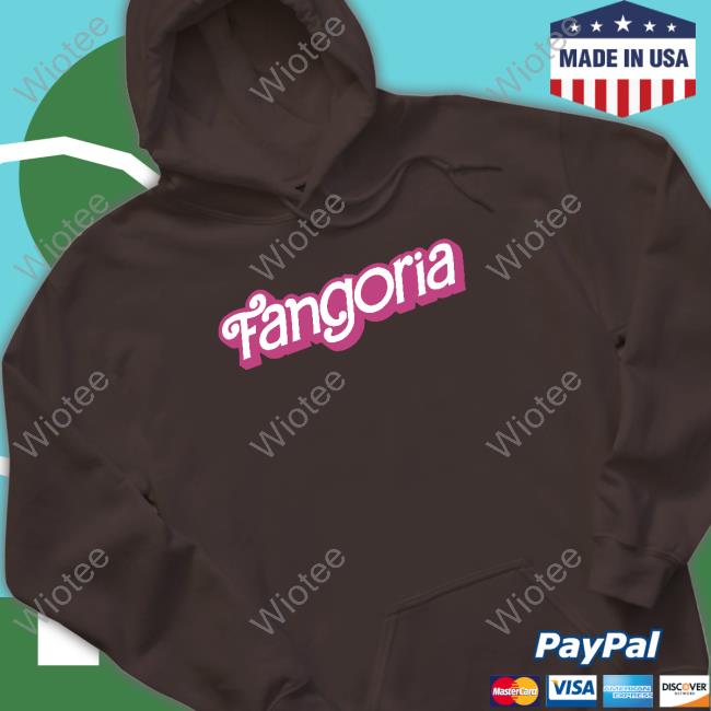 Fangoria Merch Fangoria Pink Logo Hoodie