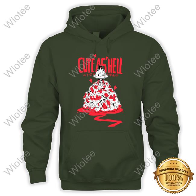 Official Devolver Digital Merch Cult Of The Lamb Cute As Hell Tee Official Devolver Digital Cult Of The Lamb Cute As Hell Tee