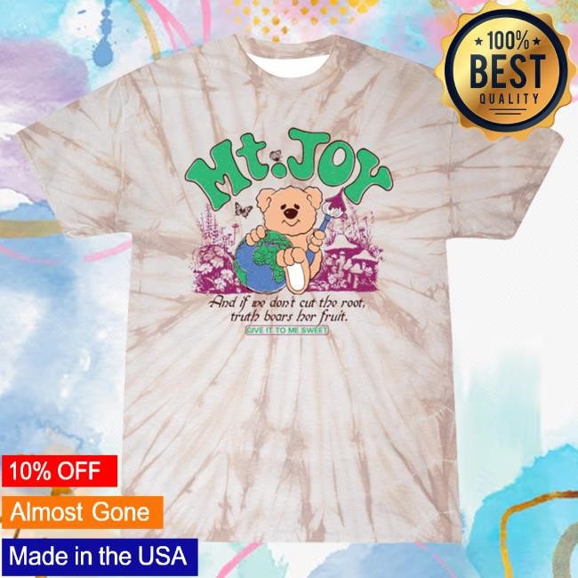 Mt Joy Outer Space Bear Tie Dye Tshirt