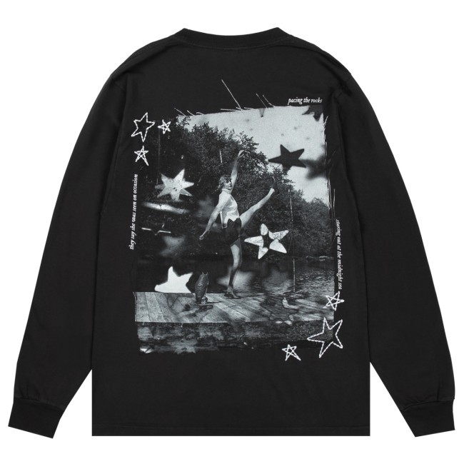 Store.Taylorswift Folklore Album Pacing The Rocks Longsleeve LS Tee