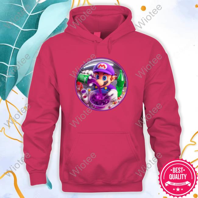 Glockstun Super Mario Purple T-Shirt