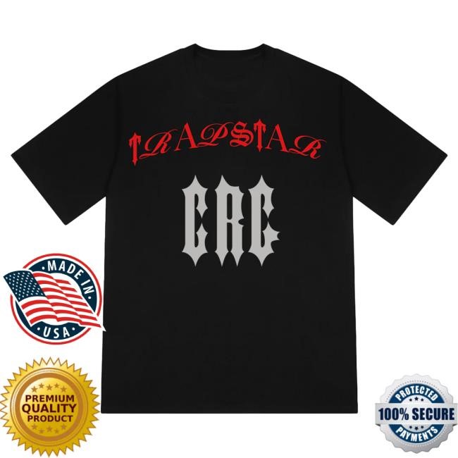 Official Central Cee Merch Store Trapstar x Central Cee Script Top Shirt - Black Centralcee