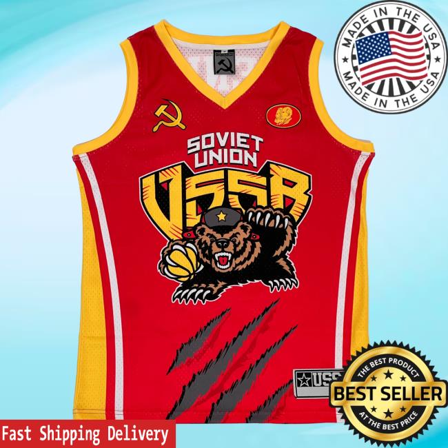 USSR Lenin Soviet Union 91 Basketball Jersey
