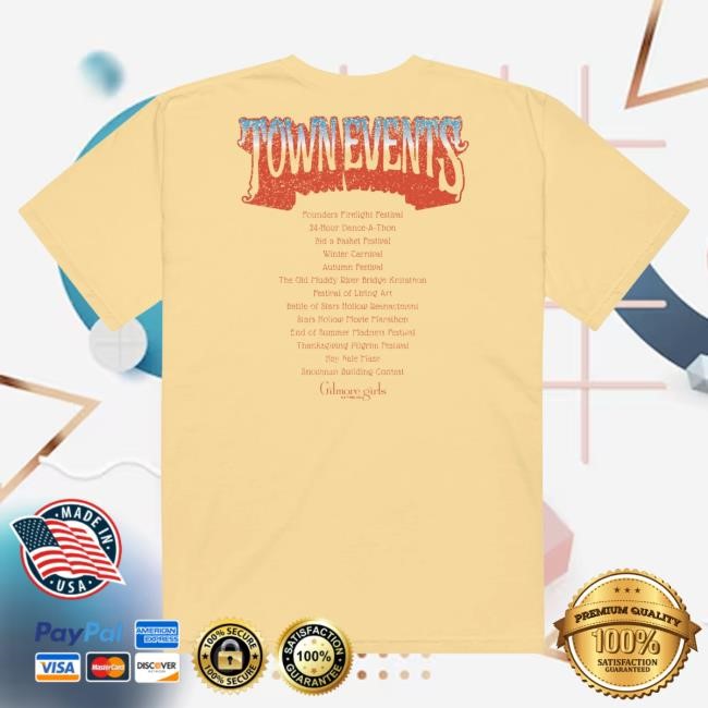 Official Gilmore Girls Festival Committee Town Events Hot Shirt Official Gilmore Girls Merch Gilmore Girls Festival Committee Town Events Tshirt