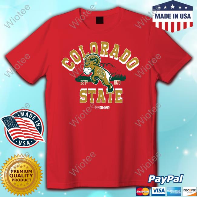 Official Colorado State Rams Tee Colorado State Rams Tee Shirt