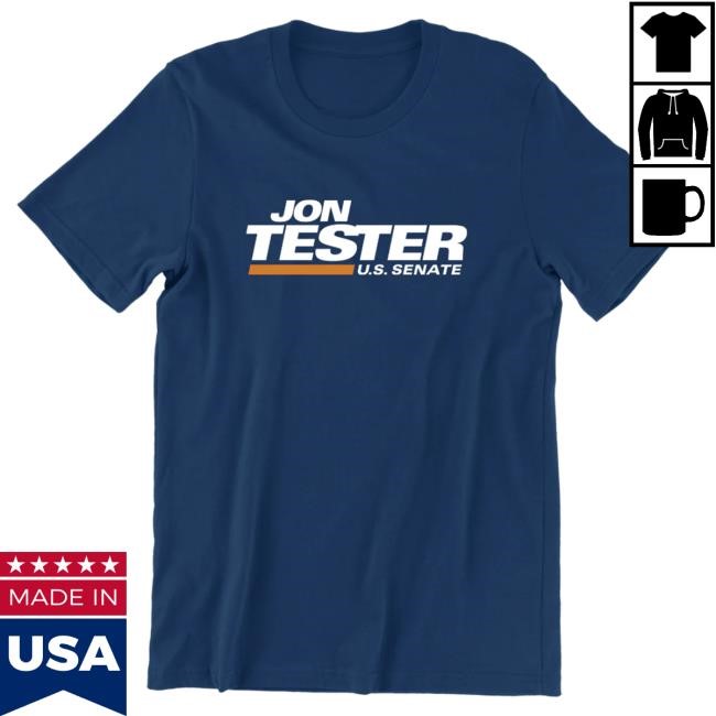 Official Jon Tester Store Jon Tester Navy Logo New Shirt