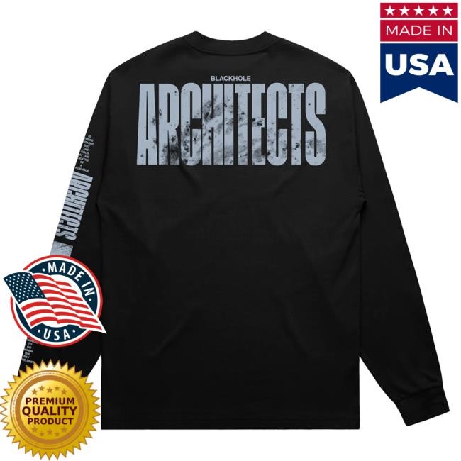Official Architects Merch Store Shop Architects Blackhole Nowhere To Go Black Long Sleeve Hot Shirt