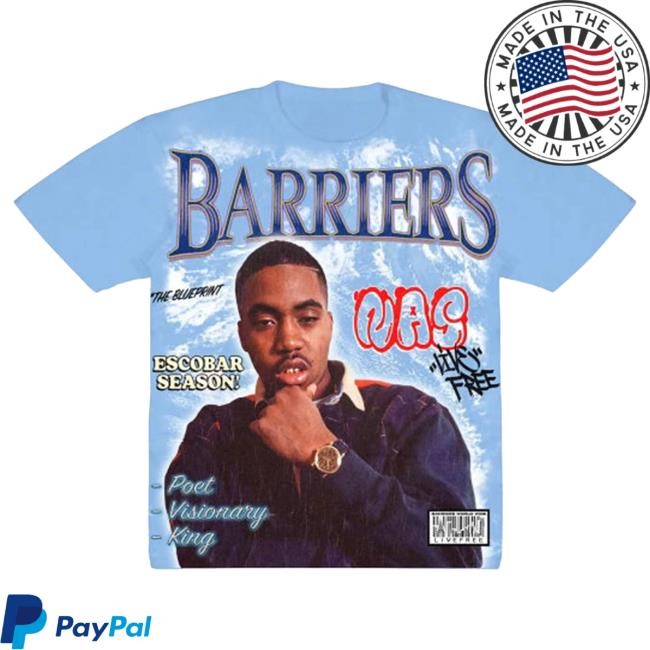 Official Barriers Worldwide Clothing Barriers X Nas - Tshirt