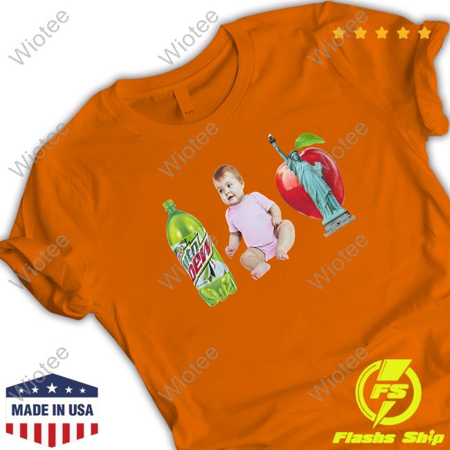 Moutain Dew Baby Apple Statue Of Liberty Hoodie The Lana Mtn Dew Baby Apple Statue Of Liberty Long Sleeve Tee