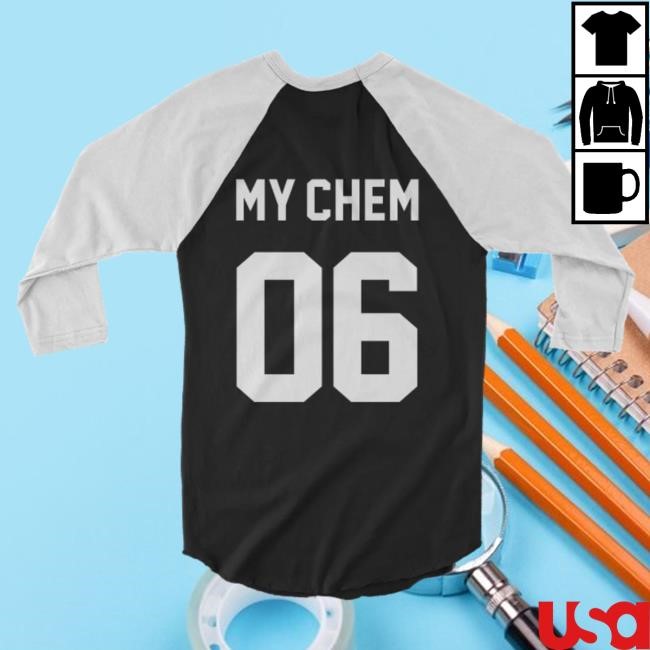 My Chemical Romance Black Parade Raglan LS Tee Mcr Tour Merch